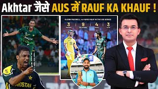 AUS vs PAK Haris Rauf picked 10 wickets amp wins player of the series against Australia [upl. by Tani]