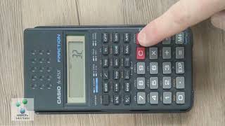 CASIO fx82SX 250HC 9 Wurzeln Potenzen Kubikwurzeln [upl. by Selrac]