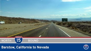 Interstate 15  Barstow to Nevada  California  Drive Americas Highways 🚙 [upl. by Fridell]