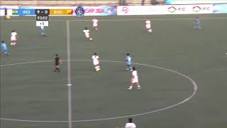 INDIA v BHUTAN  SAFF U19 Women’s Championship 2024 BANGLADESH [upl. by Weinrich]