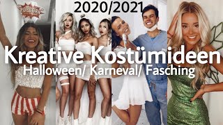 Kreative KOSTÜMIDEEN alleine und für Gruppen 🎃 HALLOWEEN KARNEVAL FASCHING [upl. by Albertson]