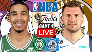 GAME 4 BOSTON CELTICS vs DALLAS MAVERICKS  FINALS  LIVE SCOREBOARD  PLAY BY PLAY  NBAPlayoffs [upl. by Ailecnarf]