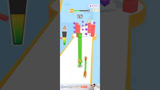 316 lvl in Long Neck Run Game All Levels gameplay Android IOS SHORTS [upl. by Emoraj]