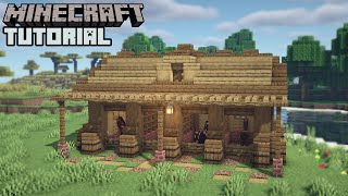 Minecraft  Horse Stable Tutorial How to Build [upl. by Tessi510]