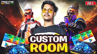 🔴Live Free Fire Live Custom Room  150K SOON  SARKAR YT  Sarkar Is live Garena Free Fire [upl. by Massimo]