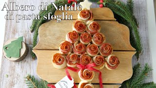 Albero di Natale salato di Pasta Ricetta Antipasto natalizio in 5 minuti  Chiarapassion [upl. by Lacym]