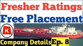 Fresher Ratings Free Placement  K Line Ship Management Pvt Ltd Full Details  K Steamship Agency [upl. by Kittie]