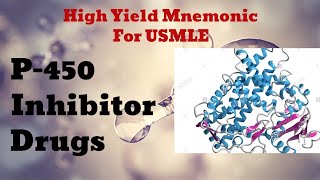 P450 Inhibitors Mnemonic for USMLE Step 1 [upl. by Cletis698]