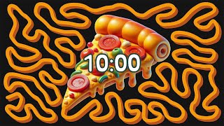 10 Minute Pizza 🍕 bomb 💣 timer [upl. by Atalanti519]