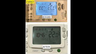 Honeywell CM907 CM921 CM927 Wireless Thermostat LCD Screen Repair  Fix  Excerpt [upl. by Aseefan351]