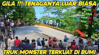 Gila Tenaganya Luar Biasa‼️ Truk Monster Truk Terkuat Di Bumi Libas Tanjakan Extreme Sitinjau Lauik [upl. by Animrac]