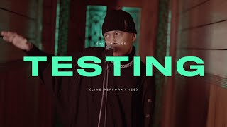 Skusta Clee  TESTING  Live Performance [upl. by Irv370]