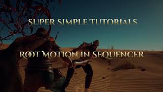 UE4 Root Motion In Sequencer Super Simple Unreal Engine Tutorial [upl. by Nolita394]