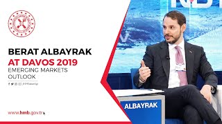 Berat ALBAYRAK at Davos 2019 Emerging Markets Outlook [upl. by Soirtimid]