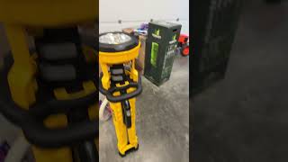 BEST WORK LIGHT EVER This Dewalt 20v Cordless Tripod light is a must see BEAST dewalt shorts [upl. by Qifahs588]