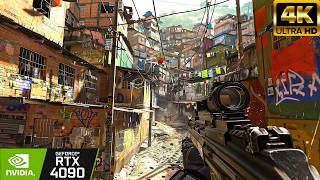 FAVELA ESCAPE PC RTX 4090 ULTRA Realistic Graphics 4K Call of Duty [upl. by Themis278]