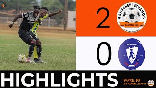 MATCH HIGHLIGHTS WEEK 10 KANSANSHI DYNAMOS VS CHIRUNDU UNITED [upl. by Marcelle]