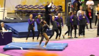 Lloimincia Hall  LSU Tigers  Gymnastics Floor Exercise  9975 [upl. by Carlson]