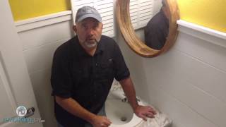 Ugly to Awesome Bathroom Remodel  RemodelingGuy [upl. by Loralyn849]