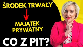 Wycofanie Środka Trwałego do Majątku Prywatnego amp Opodatkowanie PIT i VAT [upl. by Irpak379]