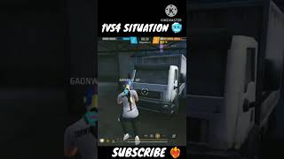 Ohhh 🤯 Teammates Is Gone 🥵 1VS4 Situation 🥶 Can I Handle 😵 Thompson 😈 freefireindiaiamback [upl. by Suraved]