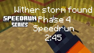 Wither storm speedrun found phase 4  245 [upl. by Ana465]