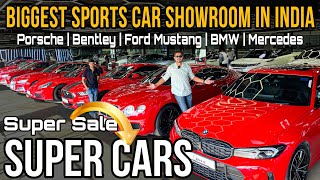 BIGGEST SHOWROOM OF LUXURY CARS IN INDIA Second Hand Luxury Cars DREAM Sport Cars For Sale [upl. by Ahseile]