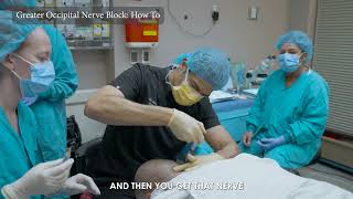 How to Perform a Greater Occipital Nerve Block Mastoid Tip amp OIP Protuberance [upl. by Carita]