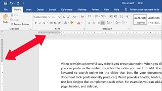 How to Show Ruler in Word [upl. by Tugman]