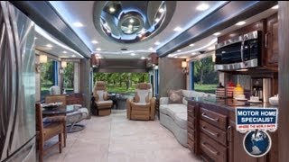 12M Foretravel Luxury RV Review for Sale at Motor Home Specialist [upl. by Airbmak]