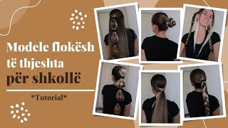 MODELE FLOKESH TE THJESHTA PER SHKOLLE  DANJAS CHANNEL [upl. by Lexis]