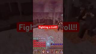 First troll fight minecraft gaming rlcraft rlcraftminecraft minecraftgameplay minecraftgame [upl. by Feodora]