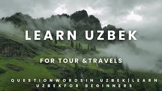 Uzbek Language Learning for Beginners  Mastering Essential Uzbek Question Words [upl. by Leahciam96]