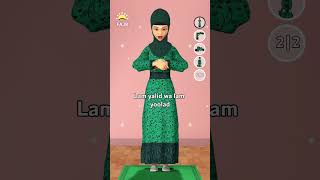 Fajr Prayer for girls  Portrait video [upl. by Elocyn321]