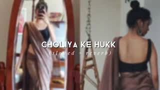 Choliya ke hukk Raja ji  bslowed amp reverb  slowedandreverb music musicvideo bhojpuri [upl. by Oir]