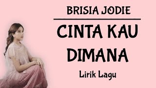 Brisia Jodie  Cinta Kau Dimana Lirik Lagu [upl. by Grantland]