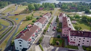 Short drone highlights of Vallentuna Sweden [upl. by Lerak]