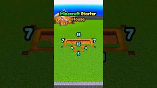 Minecraft Starter House 🏡  Survival Starter House  shorts minecraft [upl. by Aneladgam282]