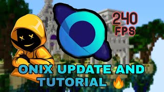 Onix client Update amp Tutorial How to Download FPS BOOST CLIENT [upl. by Alletneuq]