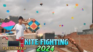 KITE FIGHTING 2024 VLOG201 🥵 sagarkashyapvlog kite kitefighting trending [upl. by Innavoij]