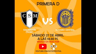 San Martín Tigre vs Rosario Central [upl. by Lehplar]