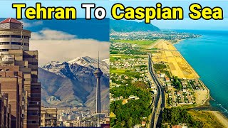 IRAN In Spring 🇮🇷 Driving Tehran To Caspian Sea  Amazing Road ایران [upl. by Knowle]