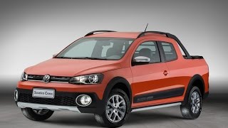 New Volkswagen Saveiro Double Cab 2015 36 Photos [upl. by Ameehsat]