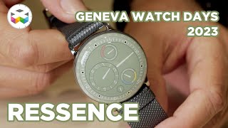 Ressence Type 3 EE at Geneva Watch Days 23 [upl. by Relly]