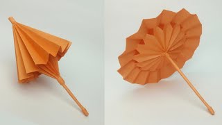 How To Make a Paper Umbrella That Open And Close  Origami Umbrella  mini paper Umbrella [upl. by Alastair117]