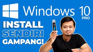 Cara Install Windows 10 Pro Terbaru 2020  LENGKAP Cara Download  Buat Bootable Cara Install [upl. by Lynden]