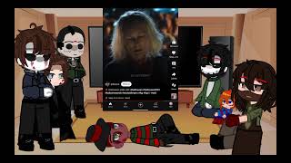 Slashers react to eachother 🔪 Michael Myers 🔪 Halloween no ships [upl. by Atiuqram]