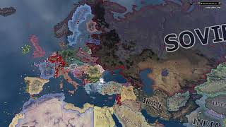 expert AI Red army  Hoi4 Timelapse [upl. by Naillig]