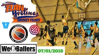 Elan Yvelines Basket Clubs vs Ozoir val dEurope 07012018 We R Ballers Highlights [upl. by Jarrod]