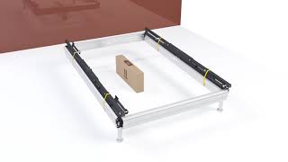 Assembly Guide for SILVERstandard Adjustable Base by LOGICDATA [upl. by Estey]